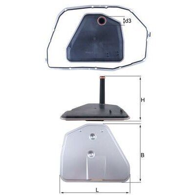 MAHLE HİDROLİK FİLTRE CONTA İLE AUDI A4 04-09 -A6 2.7-2.8-3.0-3.2-4.2 04-11 -A8 2.8-3.0-3.2-4.2 03-10 -VW PHAETON 3.0 04-16 (09L321371A)