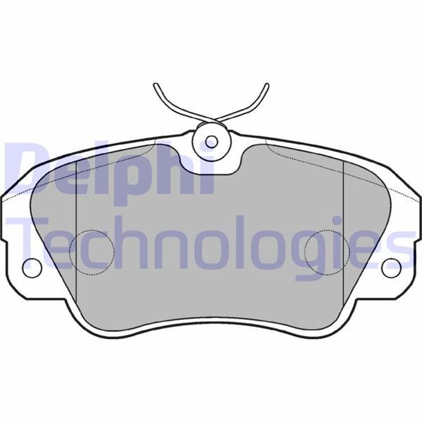 DELPHI FREN BALATASI ÖN OPEL OMEGA B. SENATOR 89