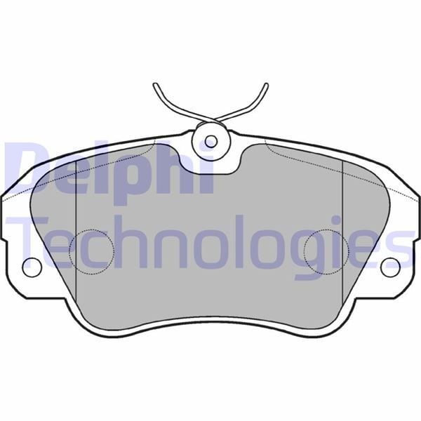 DELPHI FREN BALATASI ÖN OPEL OMEGA B. SENATOR 89