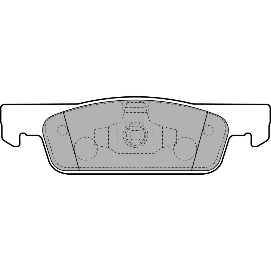 VALEO ÖN FREN BALATA RENAULT CLIO IV 12 DACIA LOGAN II 12 SANDERO II 12 (410602581R)