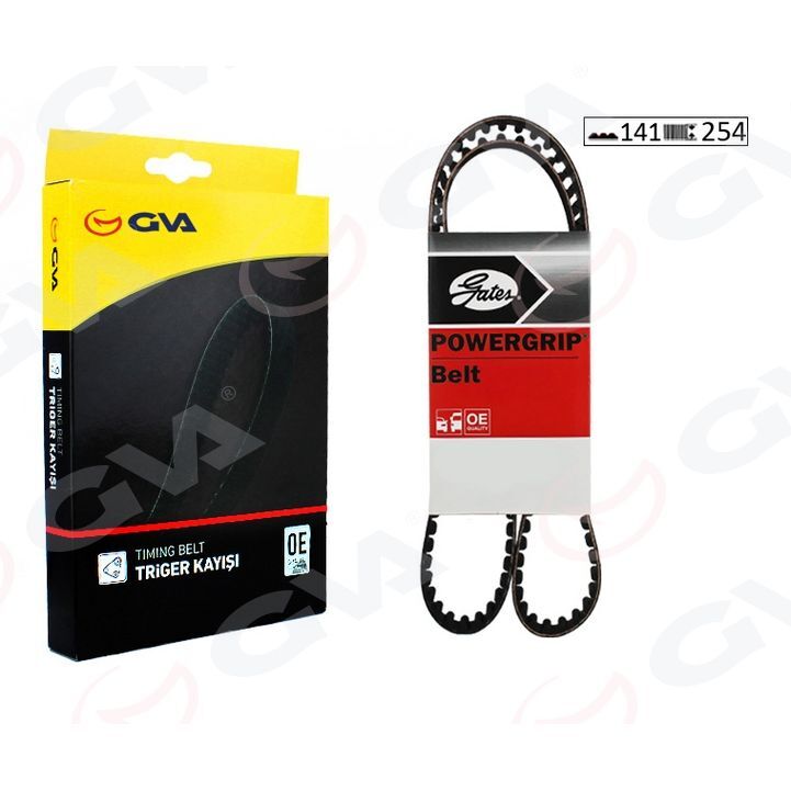 GVA TRİGER KAYIŞI 141X254 PEUGEOT 207 CC SW-308-3008-BERLINGO-C3 1.6HDI 8V 08 >FORD C-MAX-FIESTA (0816.K1)
