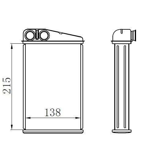 ORIS KALORİFER RADYATÖRÜ BRAZİNG MGN II-SCENIC II 220X150X40 (7701207712)
