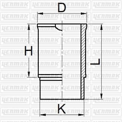 YENMAK MOTOR GÖMLEĞİ STD R12 1300 CC. (7700500227)