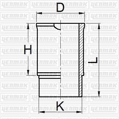 YENMAK MOTOR GÖMLEĞİ STD R12 1300 CC. (7700500227)