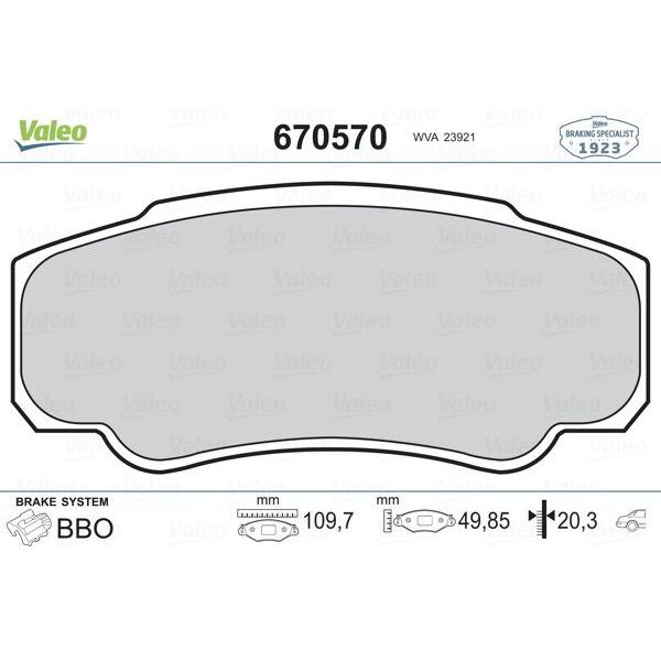 VALEO ARKA BALATA BOXER-DUCATO-JUMPER 94 06 (4252.46)