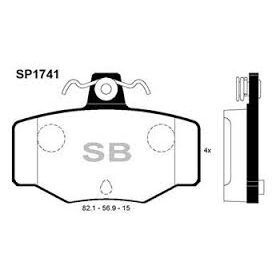 SANGSIN ARKA FREN BALATA NISSAN ALMERA 1.5L QG15DE N16 02- / PRIMERA 1.6L 2.0L GA16 SR20 P11 97-01 (440603F025)