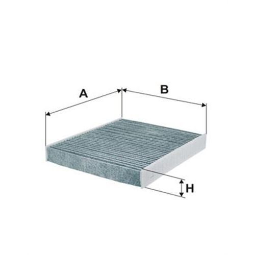 SARDES POLEN FİLTRESİ POLO 1.2-1.4-1.6 2010> SEAT IBIZA V 1.6 2011>FABIA 10> KARBONLU (6R0819653)