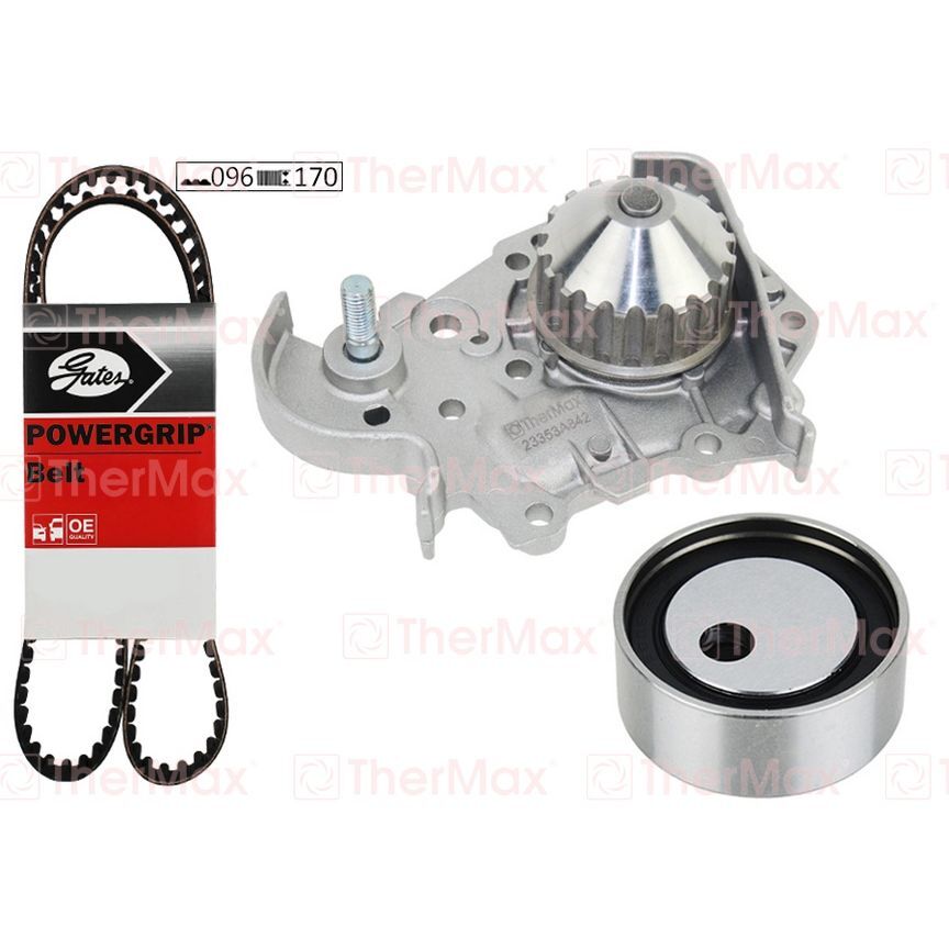 THERMAX DEVİRDAİMLİ EKSANTRİK GERGİ KİTİ RENAULT CLIO II 01 KANGOO 97 MEGANE 96 DACIA LOGAN 04 SANDERO 08 SOLENZA 04 1.4-1.6 E7J-K7J-K4M (1680600QBA)