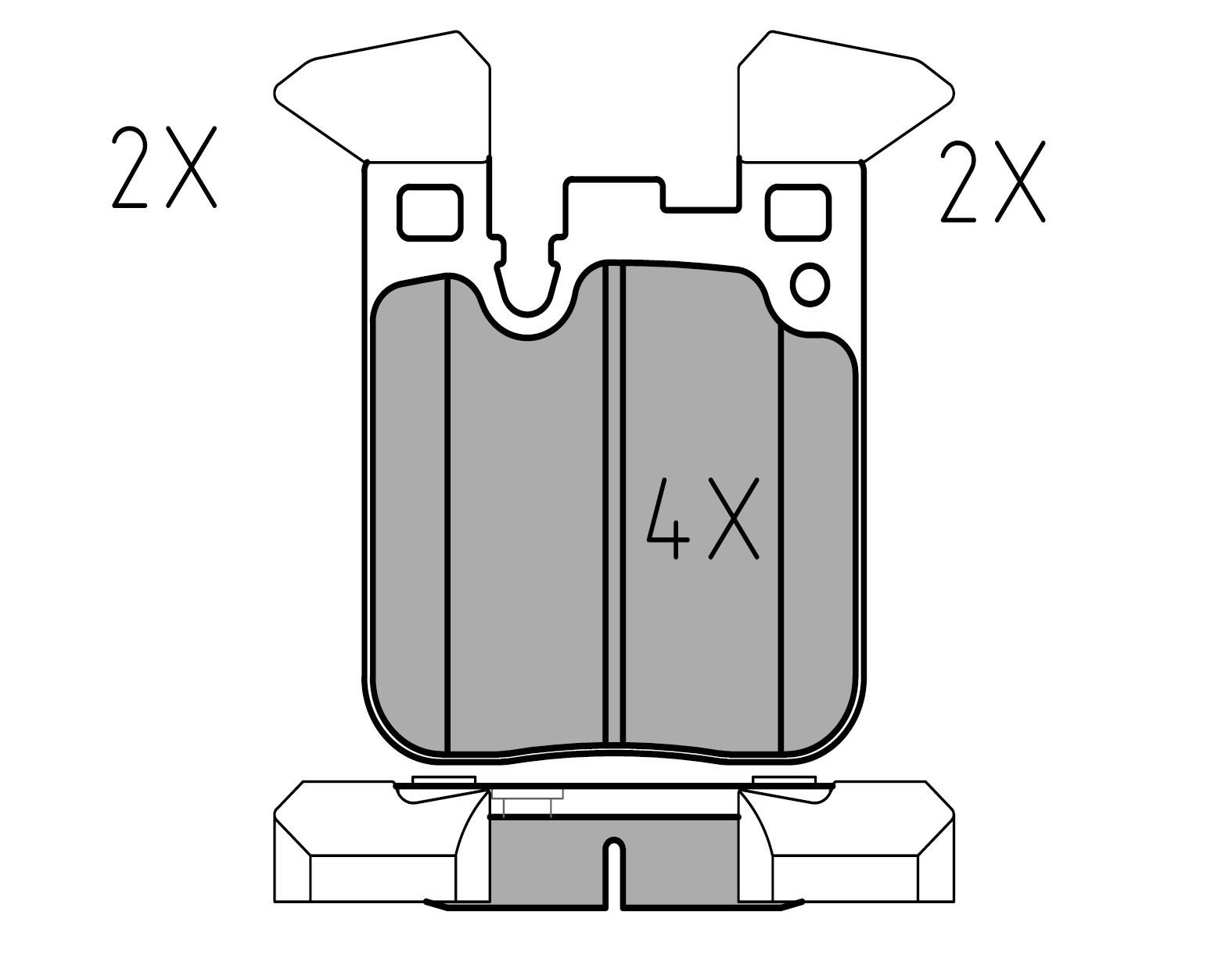 Meyle Fren Balatası Arka F20 F30 F32 25029 (3421 2 284 766)