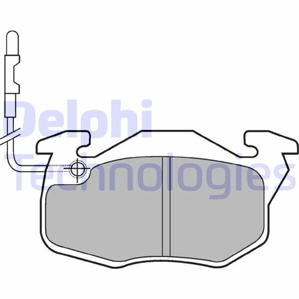 DELPHI ÖN BALATA R9-R11-R19 CLIO-EXP-P106-P206 (7701202711)