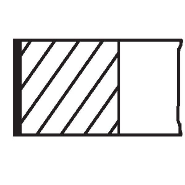 MAHLE SEGMAN 84.00MM BMW N47 E60 E87 E90 E92 E93 F10 E83 E84 F25 (11257807289)