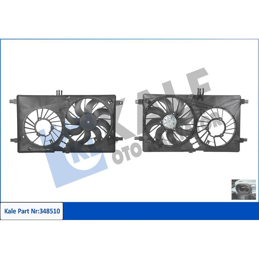 KALE RADYATOR FAN MOTORU KOMPLE MASTER III 10 MOVANO B III 10 2.3 DCI M9T (214754524R)