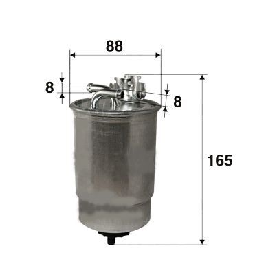 SARDES YAKIT FİLTRESİ CADDY II-POLO-CORDOBA-IBIZA III 1.9 SDI-TDI X (6K0127401G)