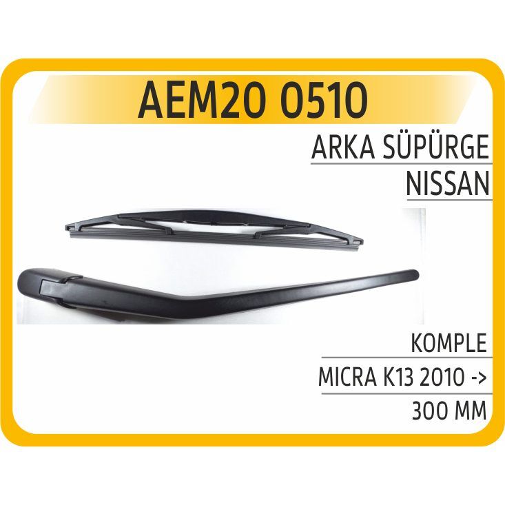 AEM ARKA SÜPÜRGE KOMPLE MICRA K13 2010 -> 300 MM