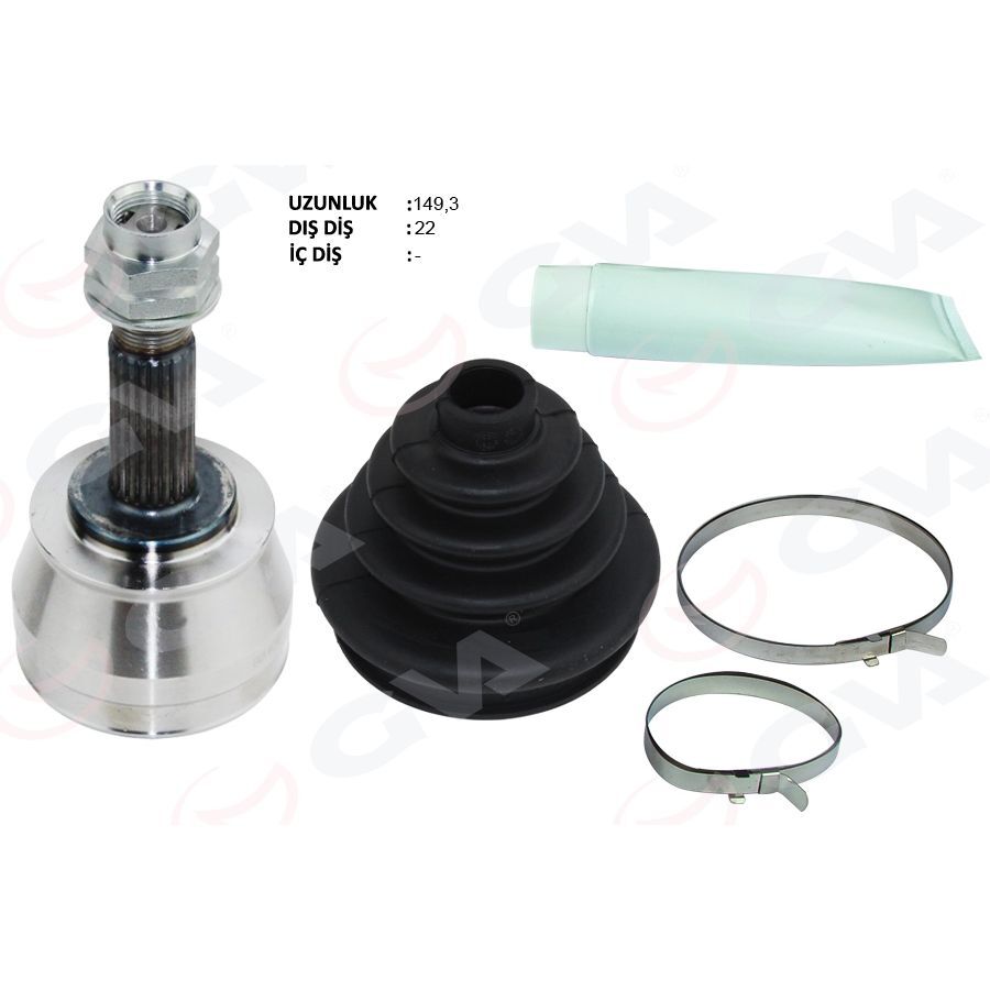 GVA AKS KAFASI SOL-SAG ON DIS FIAT ALBEA 1.2I 03-07 (46307516)