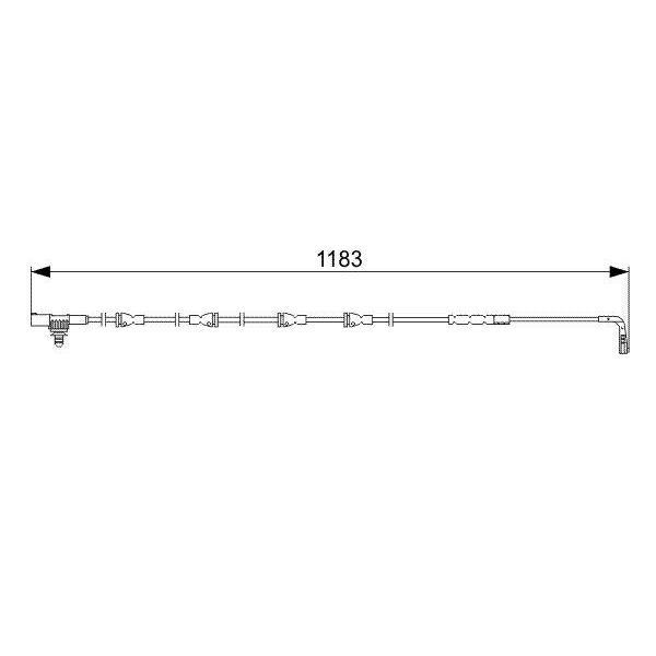 BOSCH BALATA FISI ARKA LAND ROVER DISCOVERY 3-4 L319 RANGE ROVER SPORT I L320 (SOE000025)