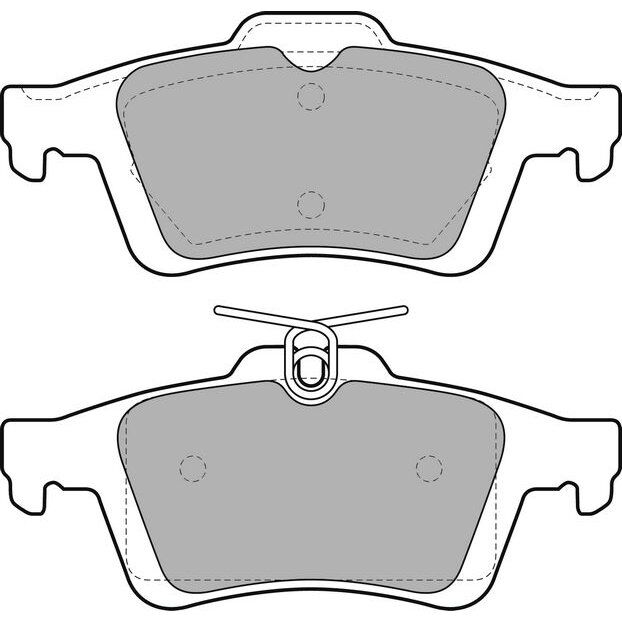 VALEO ARKA BALATA FOCUS II CMAX 03> CONNECT 02> LAGUNA III 07> OPEL VECTRA C 02> SIGNUM 03> CITROEN C5 08> PEUGEOT P508 10>18 1647875980-4254.A8 (3M512M008AC)