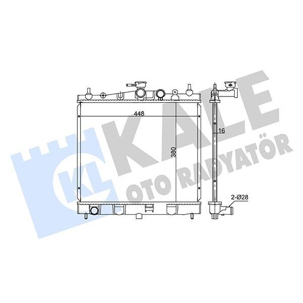 KALE RADYATOR RADYATÖR NISSAN MICRA (21410AX600)