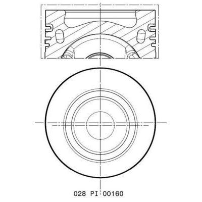 MAHLE PİSTON 81,50 MM (0,50) PASSAT/ARTEON/DFGA/CZHA/DCYA/DEJB 2.0 TDI (04L107065AM)