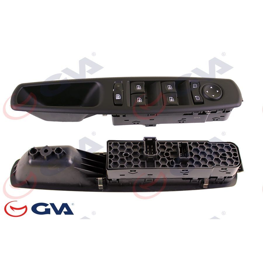 GVA CAM AÇMA ANAHTARI ÖN SOL KOMPLE RENAULT MEGANE III 09> FLUENCE 09> DÖRTLÜ MERKEZİ KİLİT DÜĞMELİ AYNA AYARLI (254000008R)