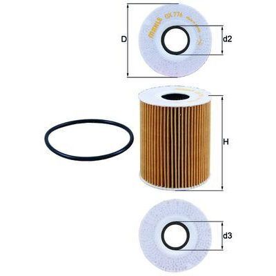MAHLE YAG FILTRESI LAND ROVER 306DT DISCOVERY L319 L462 RANGE ROVER L405 L320 L494 L560 . JAGUAR XJ X351 X F X250 (JDE8751)