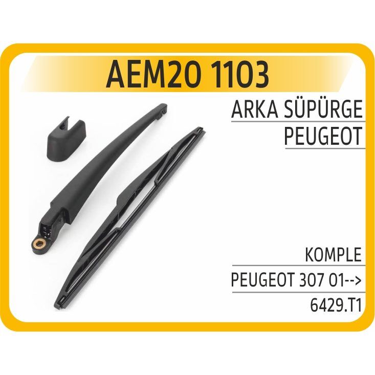 AEM SİLECEK KOLU SÜPÜRGESİ ARKA KOMPLE CLIO I-II-ASTRA HB (6429.T1)