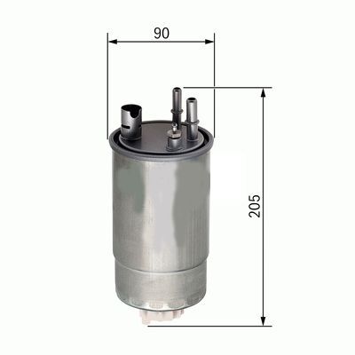 OPAR YAKIT FİLTRESİ DOBLO 1.9JTD 01- - FIORINO 1.3D MTJ 08- - GRANDE PUNTO 1.3D MTJ 05- - PUNTO EV (1542785)