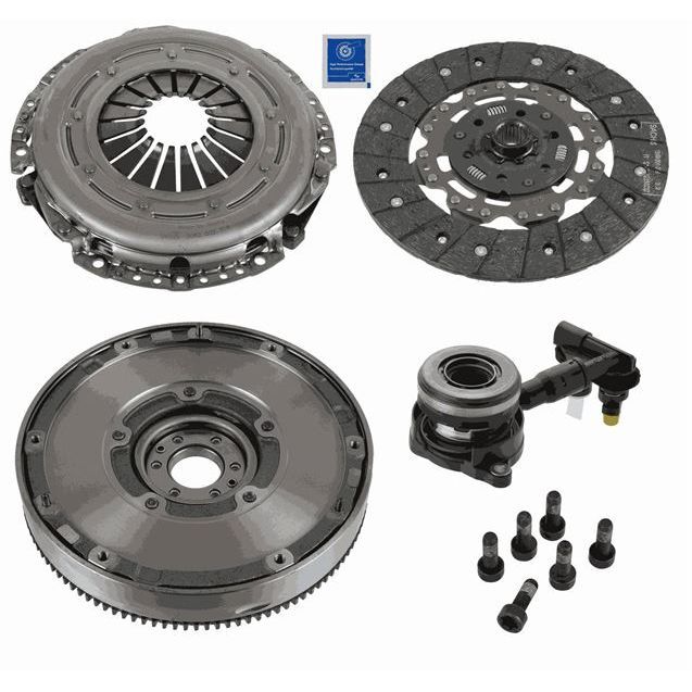 SACHS DEBRIYAJ SETI BASKI BALATA-VOLAN-BILYA 4 LU KIT REPSET DMF FOCUS III 11 >14 1.6 TDCI VOLVO C30 1.6D 10 >12 S40 II 1.6 D2 V40 D2 V501.6 D2 10>12 OYNAR GOBEK VOLANLI (16)