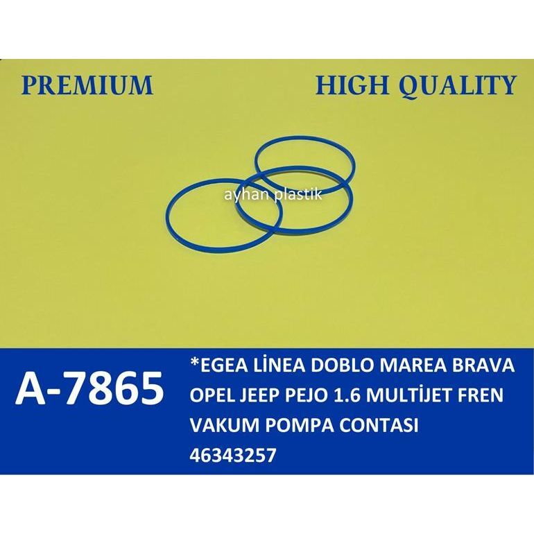 AYHAN FREN VAKUM POMPA CONTASI EGEA-LINEA-DOBLO-MAREA-BRAVA-OPEL-JEEP-PEJO 1.6 MULTİJET (46343257)
