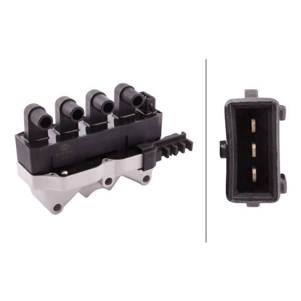 HELLA ATEŞLEME BOBİNİ PALIO-ALBEA-BRAVA-BRAVO-MAREA-DOBLO 1.6 16V 96-01 (46446039)