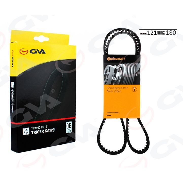 GVA TRİGER KAYIŞI 121X180 VW AUDI A4-GOLF 1.6-1.8 8V-PASSAT1.6 8V 96-97 POLO CLASIC 1.6-1.8 (026109119B)