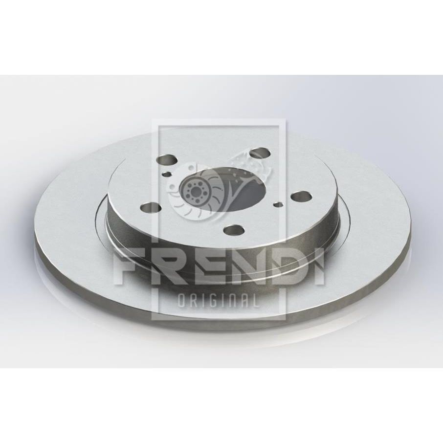 FRENDI ARKA FREN DİSKİ DOLU TİP TOYOTA AURIS COROLLA 1.4L 1NDTV NDE150 NDE180 D-4D DIZEL 07- / 1.33L 1NR-FE NRE180 12- - 270 ÇAP X 5 BİJON - TAKIM DISK FIYATIDIR (4243102170)