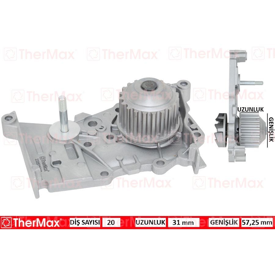 THERMAX DEVİRDAİM RENAULT CLIO II 98 CLIO III 05 FLUENCE 10 KANGOO 97 LAGUNA I 97 LAGUNA II 01 05 MEGANE I-II-III SCENIC I-II-II SYMBOL II 08 DOKKER 12 SANDERO 08 1.4 1.6 (210100753R)