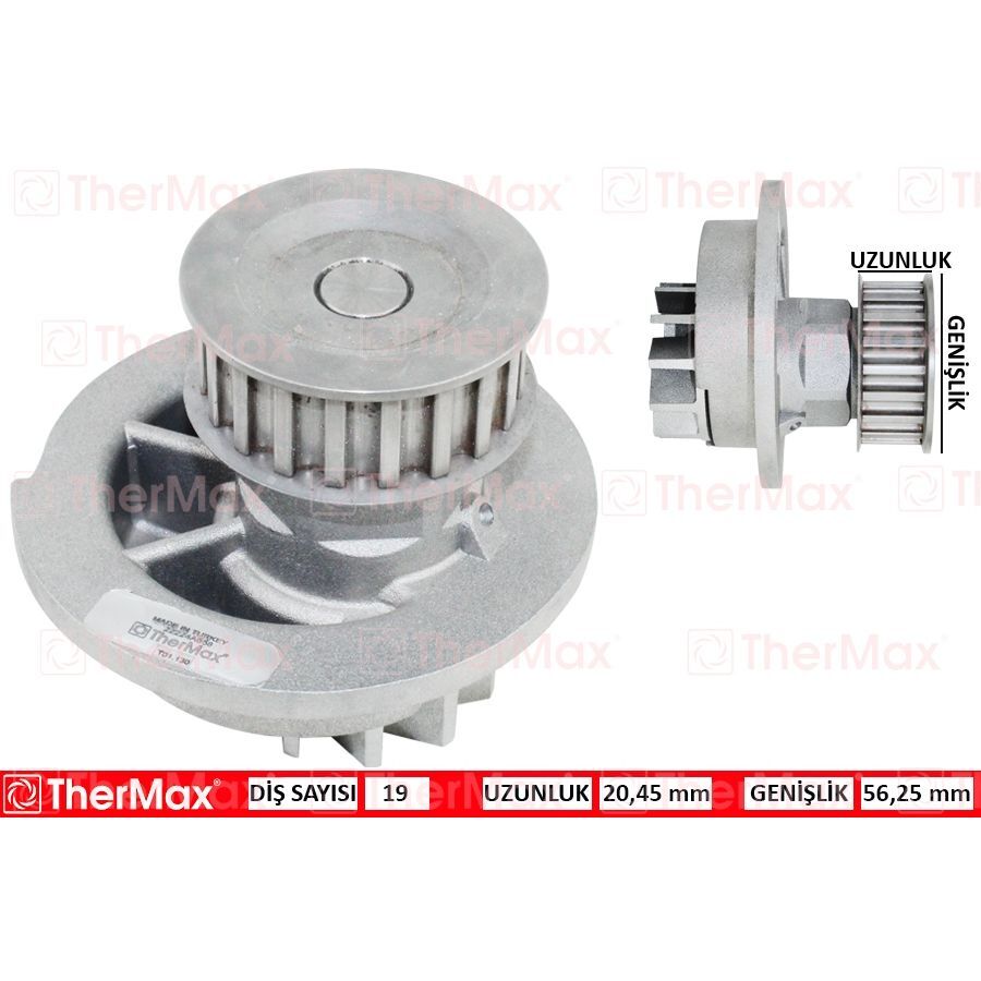 THERMAX DEVİRDAİM CHEVROLET KALOS 1.4 REZZO 1.6 05 DAEWOO KALOS 1.4 02 LANOS 1.4 1.5 97 PA694 (96350799)