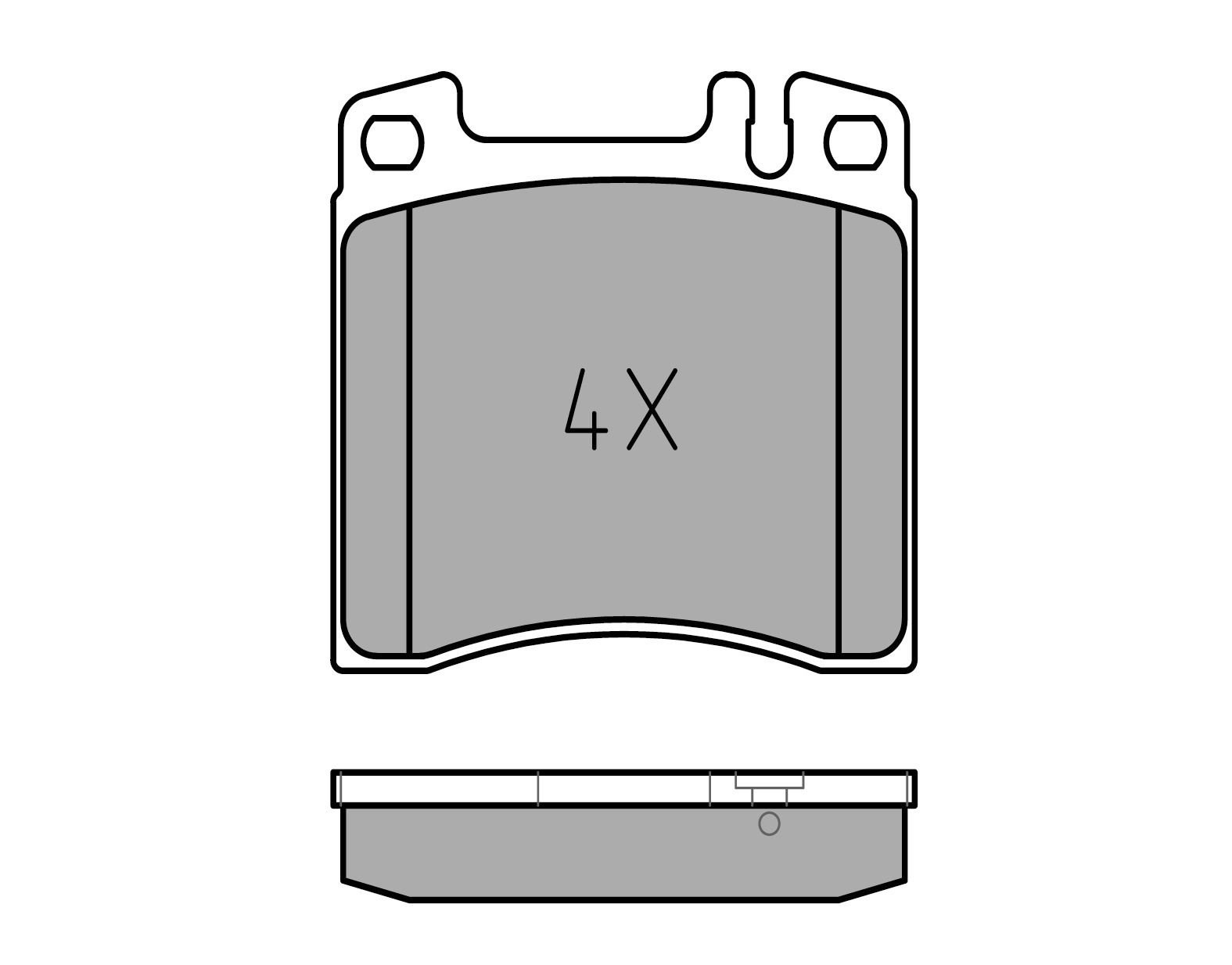 Lucas Fren Balatası Ön W140 (A002 420 03 20)