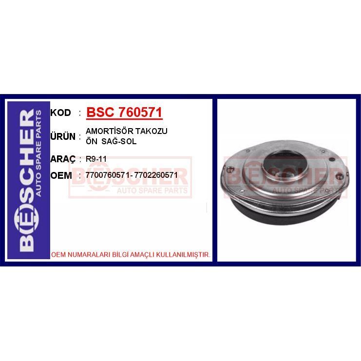 BESCHER AMORTİSÖR TAKOZU ÖN SAĞ-SOL R9-11 (7700760571)