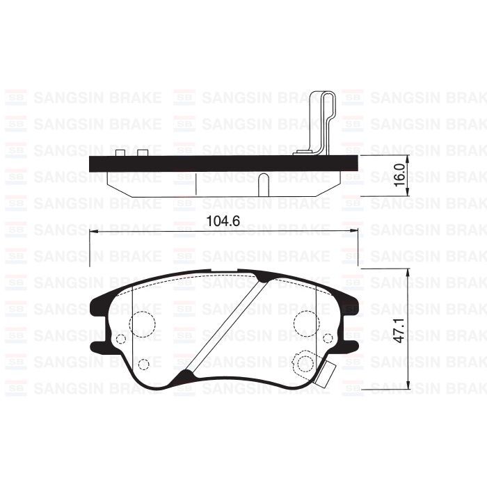 SANGSIN ÖN BALATA ATOS 1.0 İ 01 > ABS LI ATOS PRIME 1.0 İ 01 > ATOS PRIME 1.1 03 > GDB3377 (5810102A10)