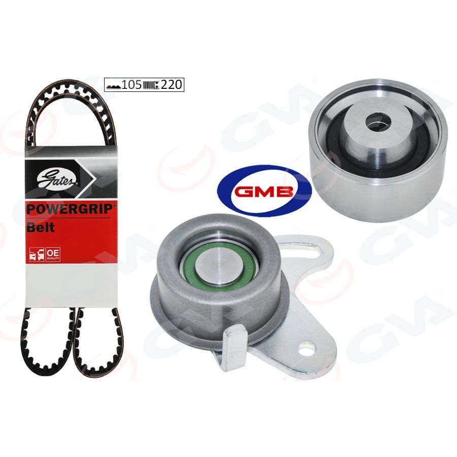 GVA TRİGER KAYIŞ SETİ HYUNDAI ACCENT ADMIRE ERA 1.5L G4EB 01-> 1.4L 1.6L G4ED G4EE 01-10 / GETZ 1.4L 06-10 / MATRIX ELANTRA 1.6L 01-06 / KIA RIO 1.4L 1.6L 06-10 / CERATO 1.6L 04-07 1 KAYIŞ 2 RULMAN (2431226001)