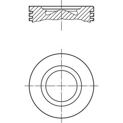 MAHLE MOTOR PISTON SEGMAN STD 88.00 DUCATO III-IVECO DAILY-KARSAN JEST 11 14 2.3JTD C13 F1A EURO5 F1AE3481E (1017002AA)