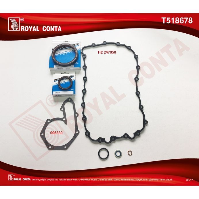 ROYAL ALT TAKIM CONTA REINZ KEÇELİ LGN I-II 2.0 16V F4R (7701471360)