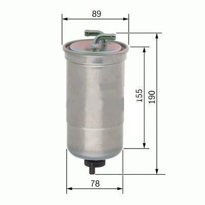 SARDES X YAKIT FİLTRESİ CIVIC 1.7 CDTİ 02 > ACCORD VIII 2.2 CDTİ 04 > WK853/16 X (16901S6FE02)