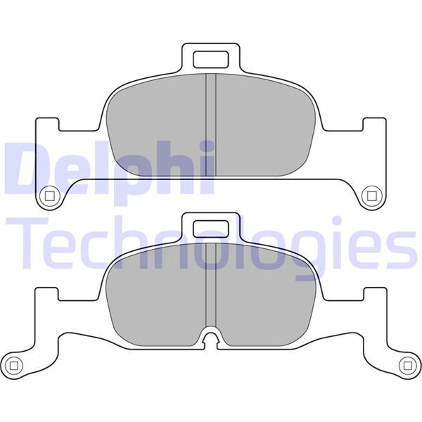DELPHI FREN BALATASI ON A4 1.4 TFSI-A4 1.4 TFSI AVANT-A4 2.0 TDI-A4 2.0 TDI AVANT-A4 2.0 TDI (8W0698151AC)