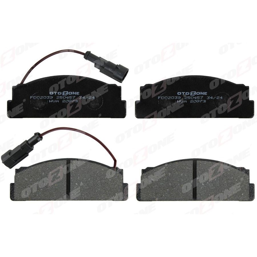 OTOZONE ÖN BALATA M131 DKŞ-S-SL-SLX-M124-SERÇE FİŞLİ (4174992)