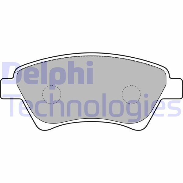 DELPHI ÖN FREN BALATASI RENAULT MEGANE II 02 KANGOO 01 SC NIC II 03 GRAND SC NIC II 03 1.5DCI 1.6 1.9DCI 2.0 (410601241R)