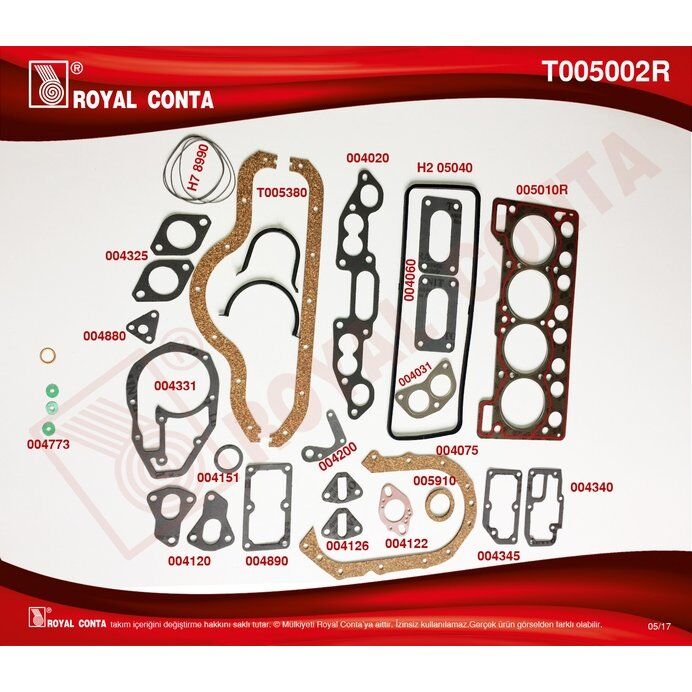 ROYAL MOTOR TAKIM CONTA SÜPER KEÇESİZ R12 1400