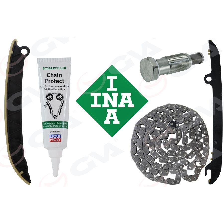 GVA EKSANTRİK ZİNCİR SETİ VW GOLF6-JETTA-POLO-A3-LEON 1.2TSI 08-12 CBZB-CBZA DAR BAKLA (03F109158K)