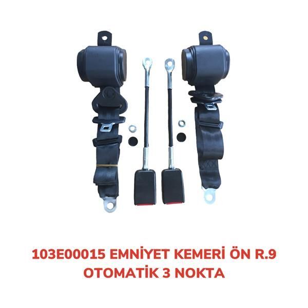 AFT EMNİYET KEMERİ ÖN 3 NOKTA OTOMATİK R9 (103E00015)