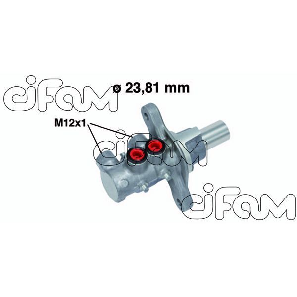 CIFAM FREN ANA MERKEZİ OPEL CORSA D 06>14 CORSA E 14>19 ADAM 12>19 ARKA DİSK FRENLER İÇİN (39086985)