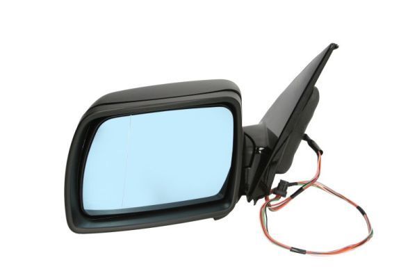 Vıevmax E53 Ayna Komple Elektrikli Hafızalı Çizgili Kapaklı Siyah Sol (5116 7 039 897)