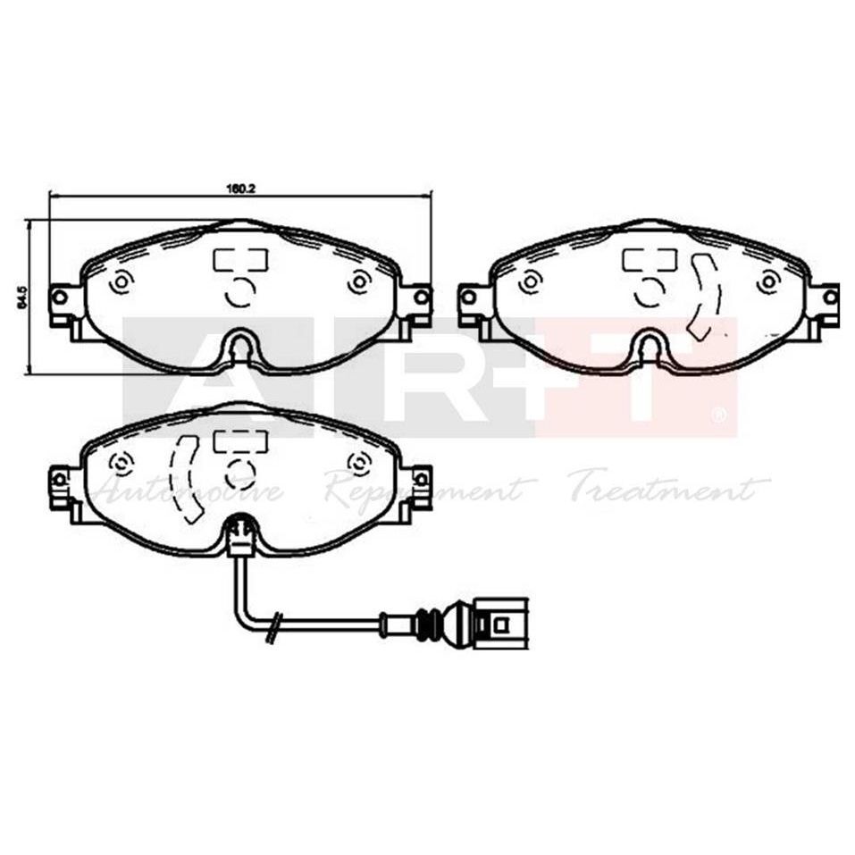 ART ÖN BALATA GOLF7-A3-LEON-TIGUAN-PASSAT-OCTAVIA-SUPERB 12 (2K5698151)